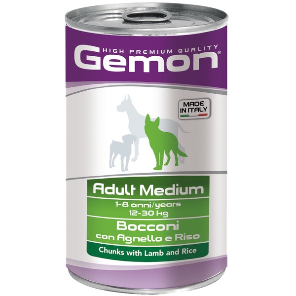 Купить Влажный корм Gemon Dog Medium для взрослых собак средних пород ...